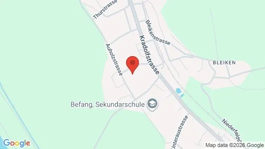 Apartments for rent i Weinfelden - kort over placeringen