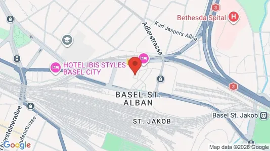 Apartments for rent i Basel-Stadt - kort over placeringen