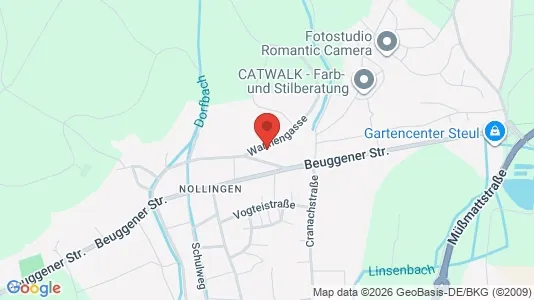 Apartments for rent i Lörrach - kort over placeringen