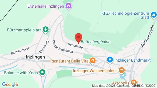Apartments for rent i Lörrach - kort over placeringen