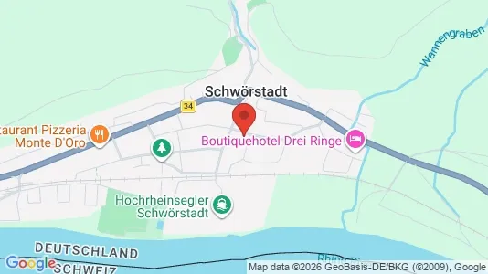 Apartments for rent i Lörrach - kort over placeringen