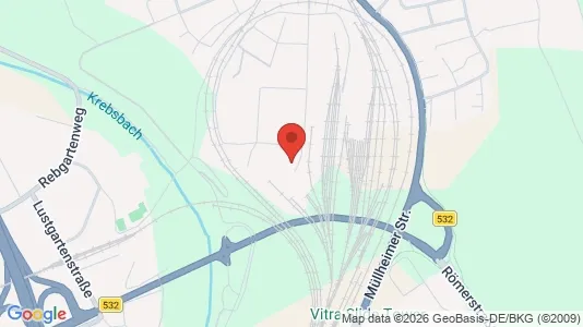 Apartments for rent i Lörrach - kort over placeringen