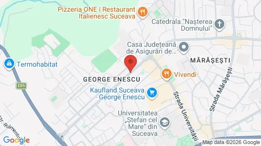 Apartments for rent i Suceava - kort over placeringen