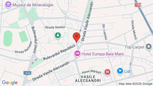 Apartments for rent i Baia Mare - kort over placeringen