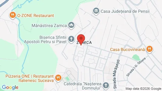 Apartments for rent i Suceava - kort over placeringen
