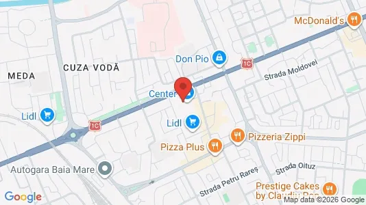 Apartments for rent i Baia Mare - kort over placeringen