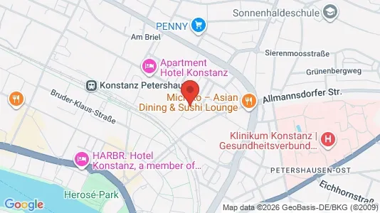 Apartments for rent i Konstanz - kort over placeringen