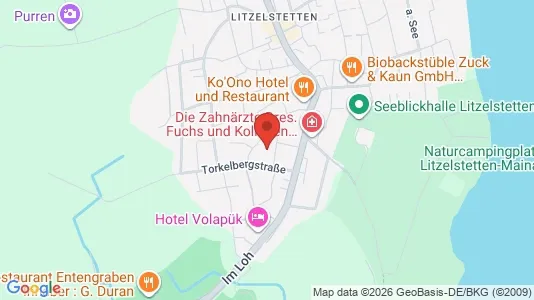 Apartments for rent i Konstanz - kort over placeringen