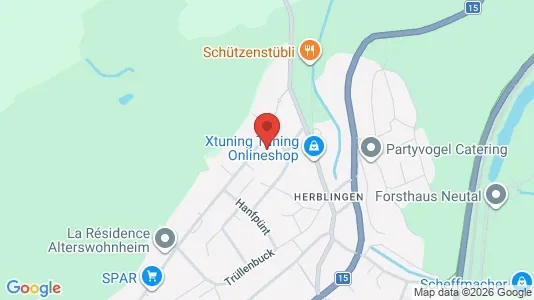 Apartments for rent i Schaffhausen - kort over placeringen