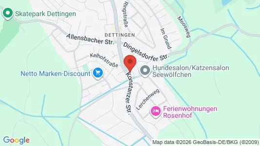 Apartments for rent i Konstanz - kort over placeringen