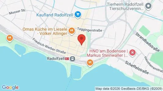 Apartments for rent i Konstanz - kort over placeringen