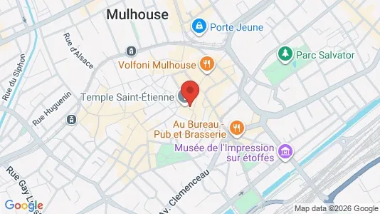 Apartments for rent i Mulhouse - kort over placeringen