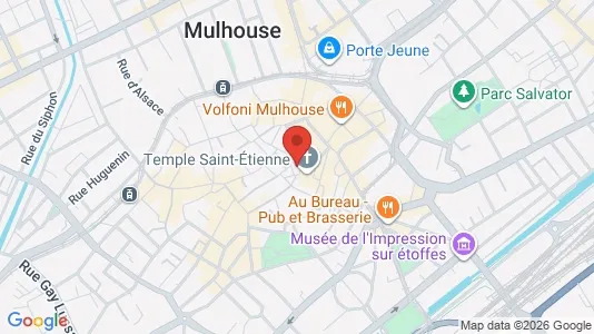Apartments for rent i Mulhouse - kort over placeringen