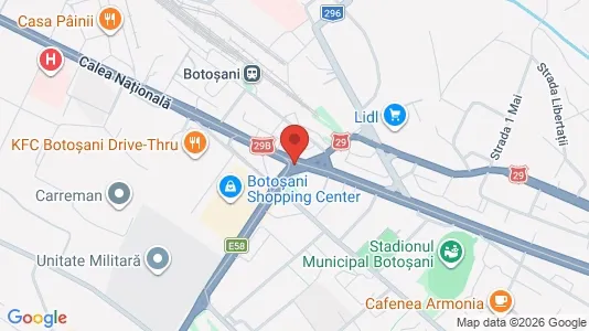 Apartments for rent i Botoşani - kort over placeringen