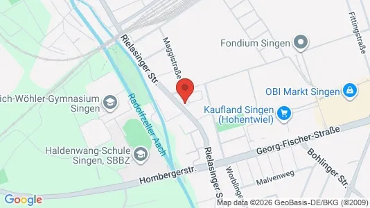 Apartments for rent i Konstanz - kort over placeringen