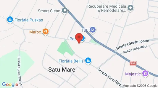 Apartments for rent i Satu Mare - kort over placeringen