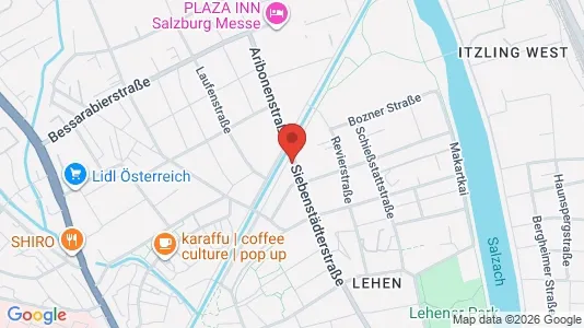 Apartments for rent i Oberalm - kort over placeringen