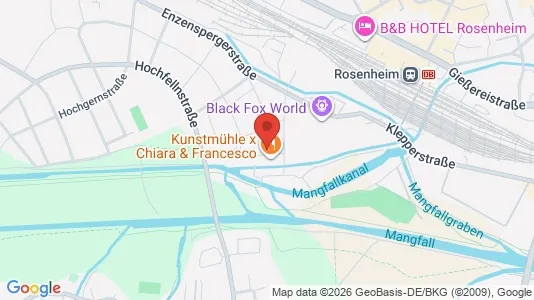 Apartments for rent i Rosenheim - kort over placeringen