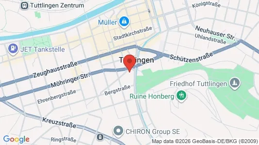 Apartments for rent i Tuttlingen - kort over placeringen