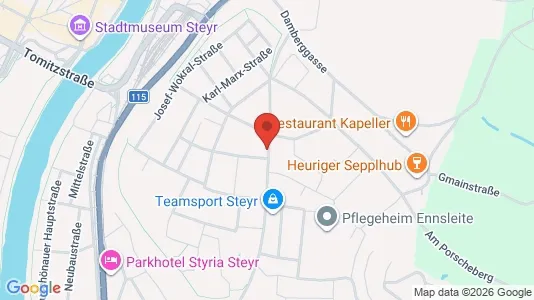 Apartments for rent i Garsten - kort over placeringen