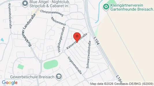 Apartments for rent i Breisgau-Hochschwarzwald - kort over placeringen