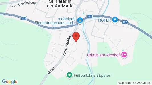 Apartments for rent i Sankt Peter in der Au - kort over placeringen