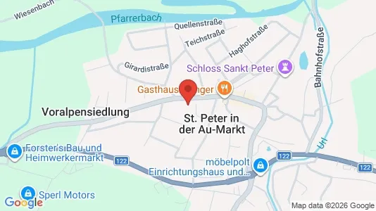 Apartments for rent i Sankt Peter in der Au - kort over placeringen
