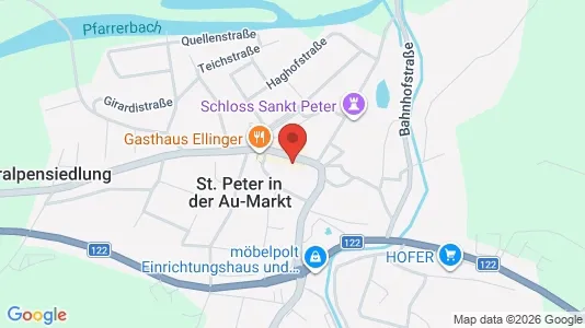 Apartments for rent i Sankt Peter in der Au - kort over placeringen