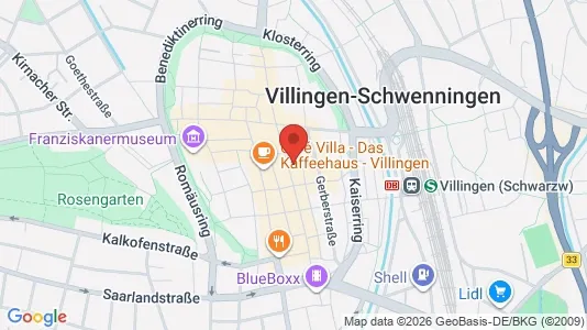 Apartments for rent i Schwarzwald-Baar-Kreis - kort over placeringen