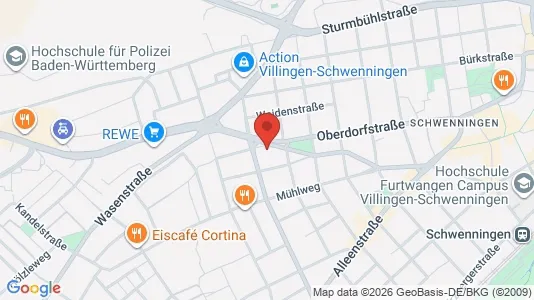 Apartments for rent i Schwarzwald-Baar-Kreis - kort over placeringen