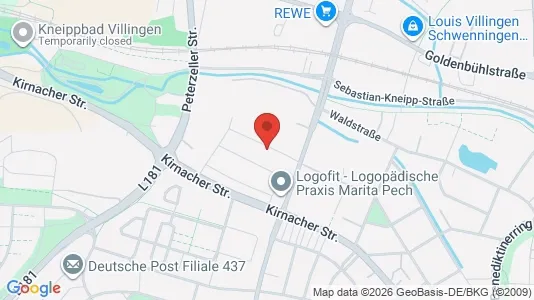 Apartments for rent i Schwarzwald-Baar-Kreis - kort over placeringen