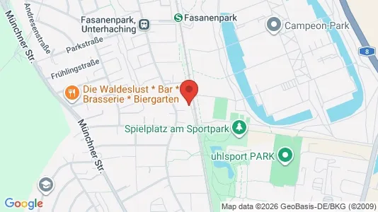 Apartments for rent i Unterhaching - kort over placeringen