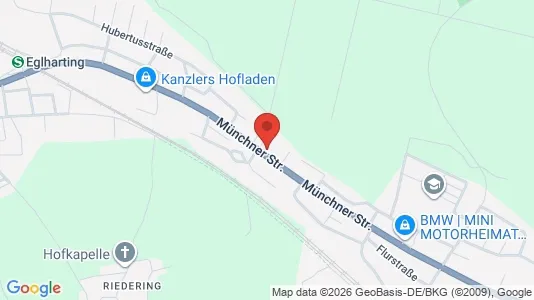 Apartments for rent i Ebersberg - kort over placeringen