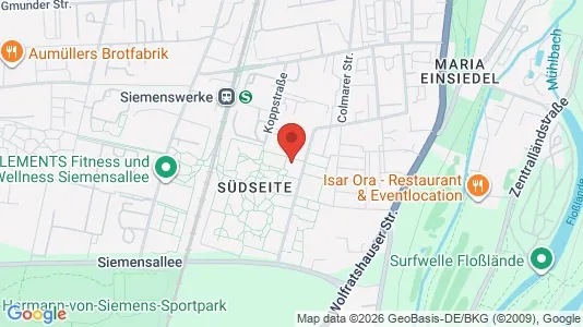 Apartments for rent i Munich Thalkirchen-Obersendling-Forstenried-Fürstenried-Solln - kort over placeringen