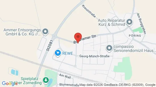 Apartments for rent i Ebersberg - kort over placeringen