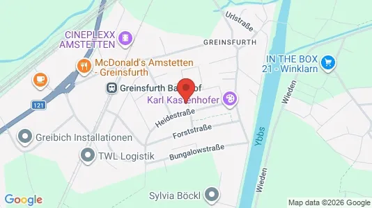 Apartments for rent i Amstetten - kort over placeringen