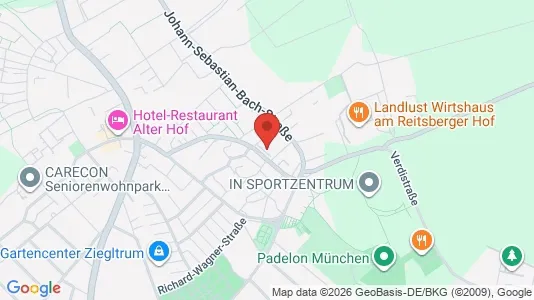 Apartments for rent i Ebersberg - kort over placeringen