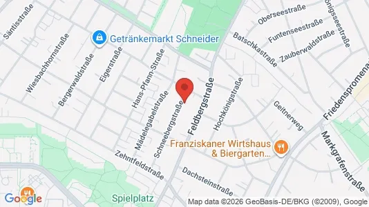 Apartments for rent i Munich Trudering-Riem - kort over placeringen