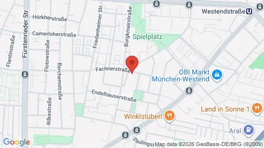 Rooms for rent i Munich Laim - kort over placeringen