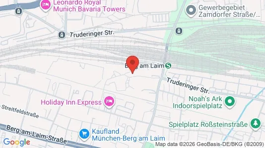 Apartments for rent i Munich Berg am Laim - kort over placeringen