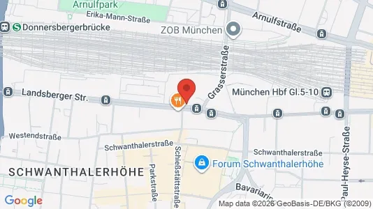 Apartments for rent i Munich Schwanthalerhöhe - kort over placeringen