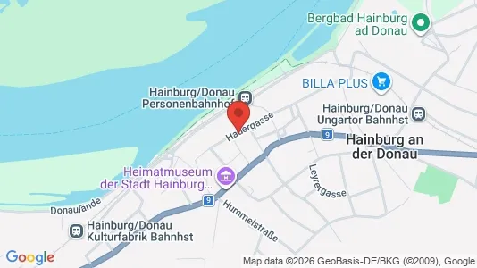 Apartments for rent i Hainburg an der Donau - kort over placeringen