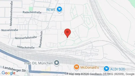 Apartments for rent i Munich Pasing-Obermenzing - kort over placeringen