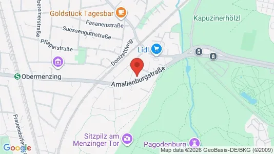 Apartments for rent i Munich Pasing-Obermenzing - kort over placeringen