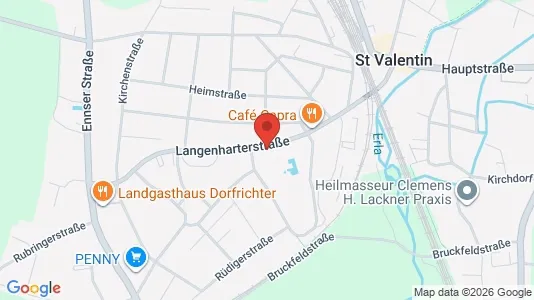 Apartments for rent i Ernsthofen - kort over placeringen