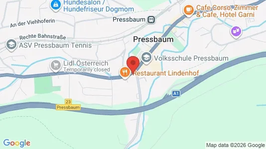 Apartments for rent i Pressbaum - kort over placeringen