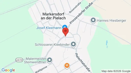 Apartments for rent i Markersdorf-Haindorf - kort over placeringen