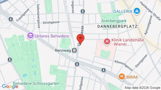 Apartments for rent i Vienna Landstraße - kort over placeringen