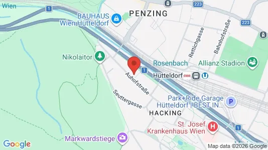 Apartments for rent i Vienna Hietzing - kort over placeringen