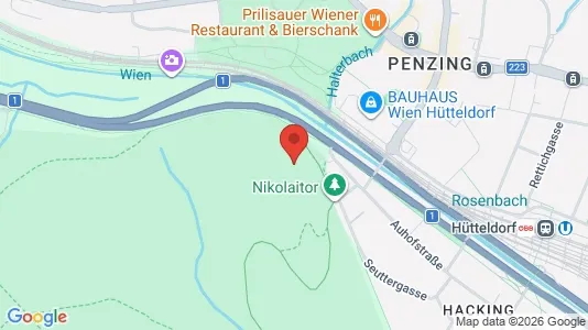 Apartments for rent i Vienna Hietzing - kort over placeringen